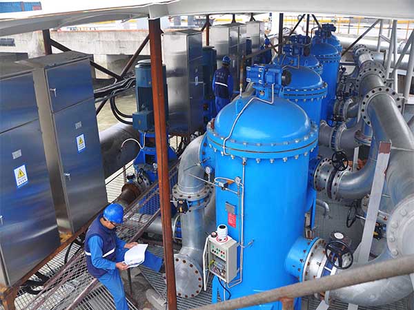 鐵廠自清洗過濾器的應用